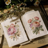 2 Sheet RUB ON Fairy Stickers Junk Journal Craft Transfer Rose Butterfly Stickers DIY Scrapbooking Craft Stickers