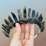 Goddess Crowns Raw Crystal Quartz Tiara Headbands