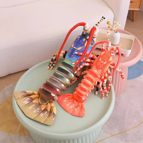 Lobster Crayfish Red Blue Plushie Toy