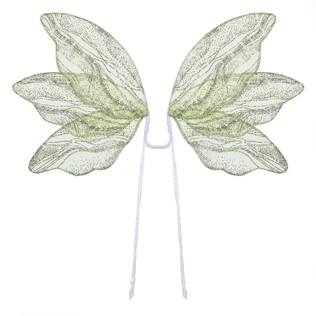 Green Glitter Butterfly Wings Fairy Cosplay