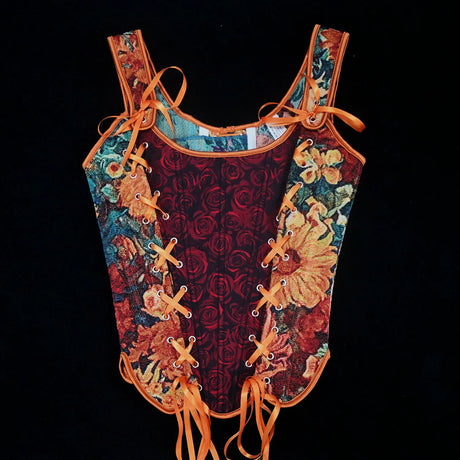 Dovizia's Palace Lace Up Bone Corset Stage Costume