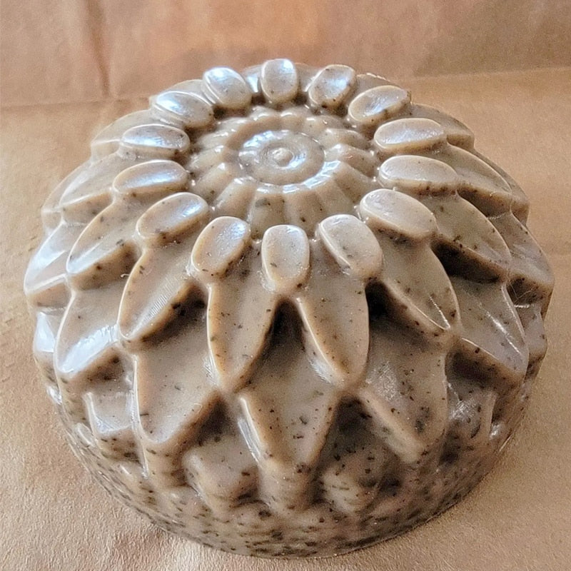 Flower Shaped Silicone Soap Mould DIY Handmade Cake Chocolate Candle Moulds