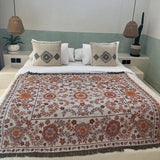 Boho Throw Blanket Outdoor Van Life Bedspread Beach Towel Yoga Mat