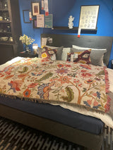 Boho Throw Blanket Outdoor Van Life Bedspread Beach Towel Yoga Mat