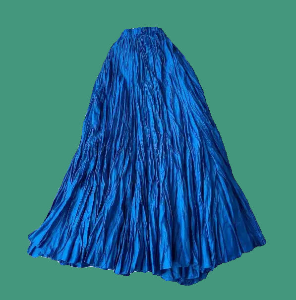 Crush Pleated Long Maxi Skirt Summer 15 Colours