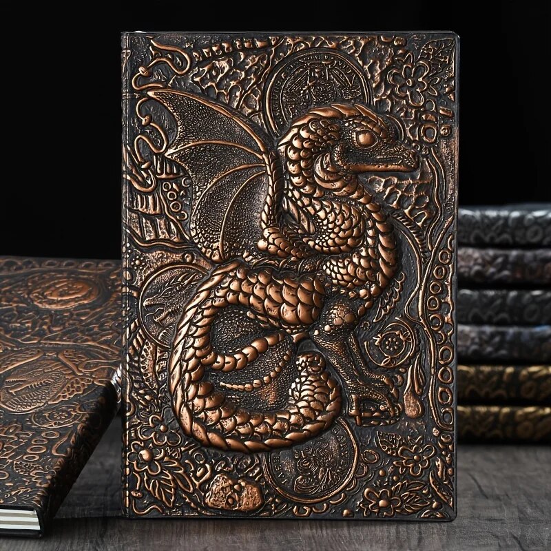 Flying Dragon Embossed Notebook