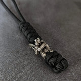 Warriror Helmets Paracord Beads Lanyard Dreadlock Beard Bead