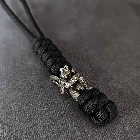 Warriror Helmets Paracord Beads Lanyard Dreadlock Beard Bead