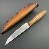 5 Inch Utility Knife With Cover 67 Layer Damascus Steel Blade Wood Handle Sharp Chef Paring Kitchen Knives Cooking Tools
