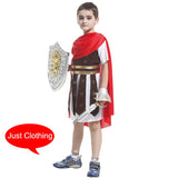 Boys Halloween Cosplay Arabian Indian Prince of Rome Egypt Kids Primitive Pirate Costumes