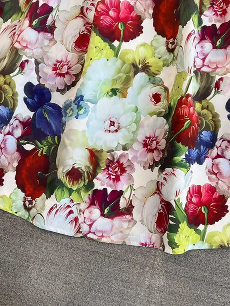 Spring Races Floral Tank Dress with Pockets