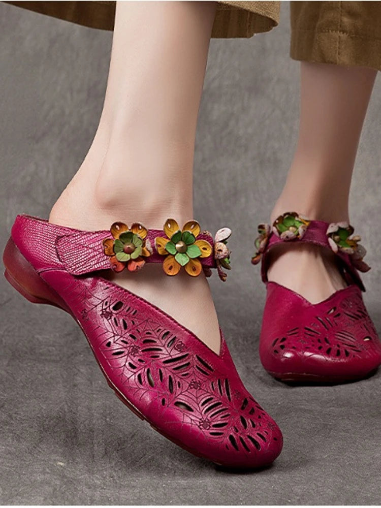 Trollkvinna Maret's Genuine Leather Moccasins Sandals