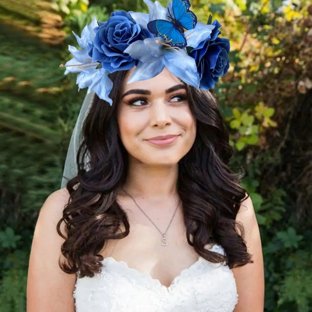 Butterfly Rose Floral Fascinators
