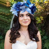 Butterfly Rose Floral Fascinators