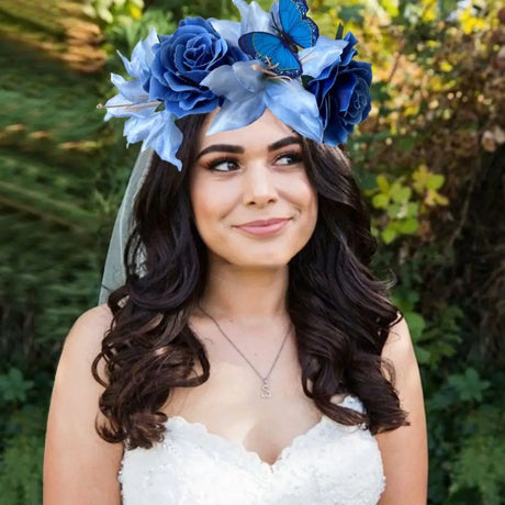 Butterfly Rose Floral Fascinators