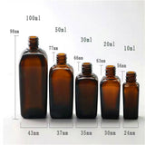 Square Perfume Spray Bottles Refillable Cosmetic Container With Cap