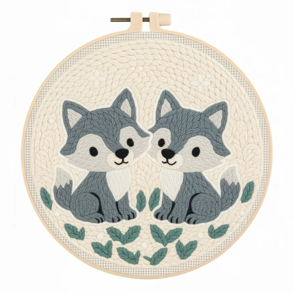 Animals DIY Punch Needle Embroidery Sets For Beginners DIY Craft Kits