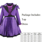 Vampirina "Vee" Hauntley Girls Purple Teen Vampire Halloween Costume Party Cosplay