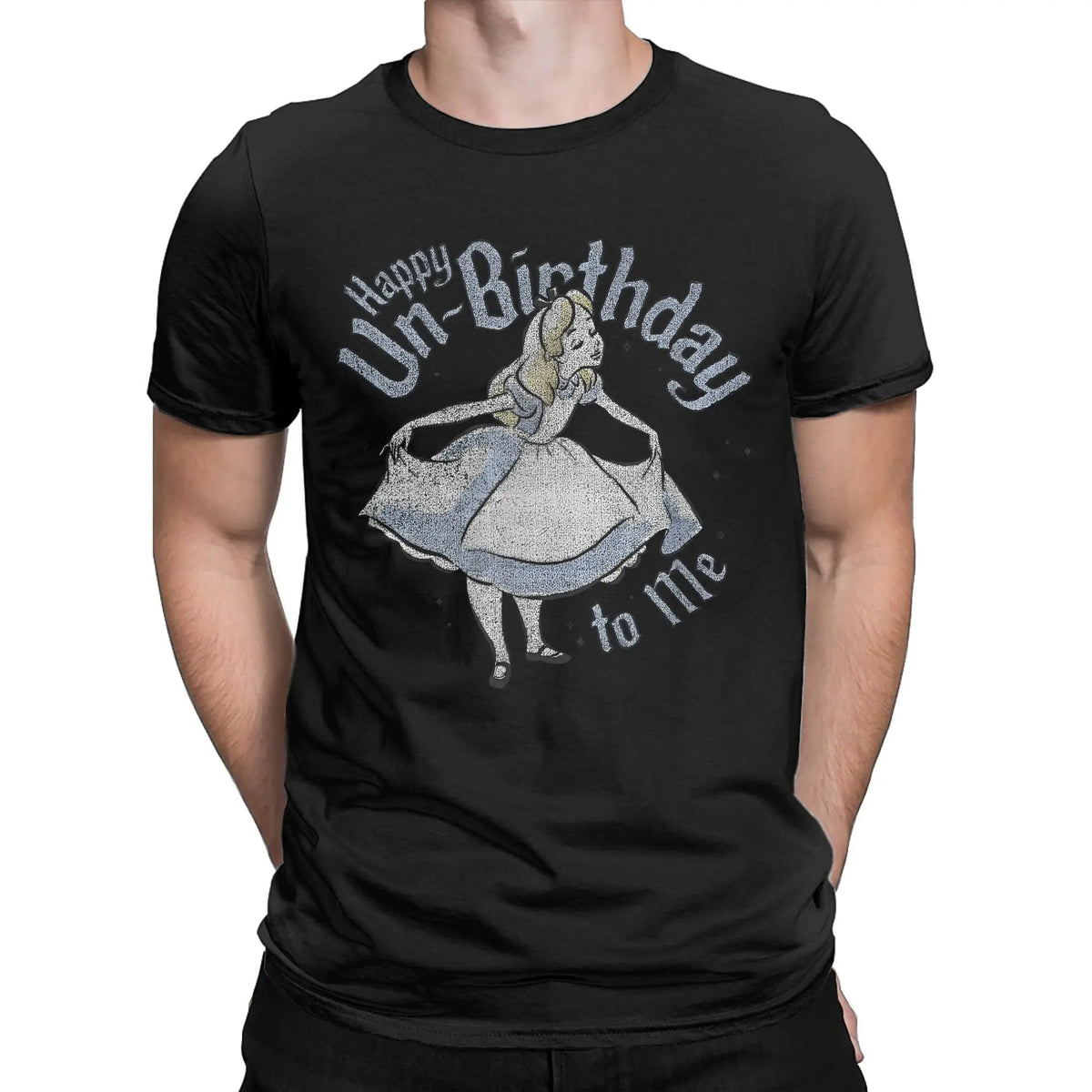 Happy Un-Birthday To Me Alice In Wonderland T-Shirts Cotton Tees