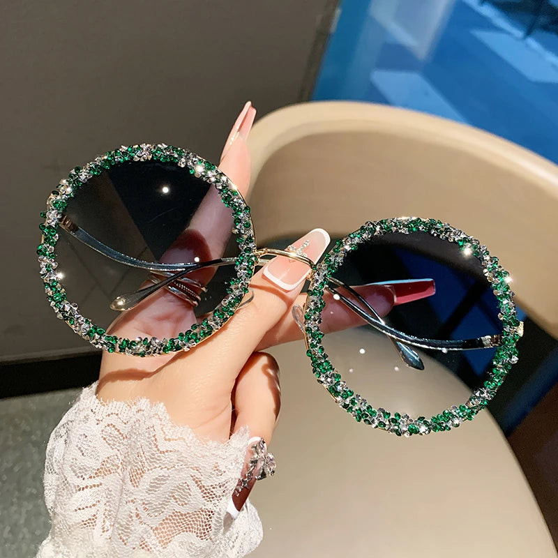 Diamond Moon Fun Glasses Sunglasses