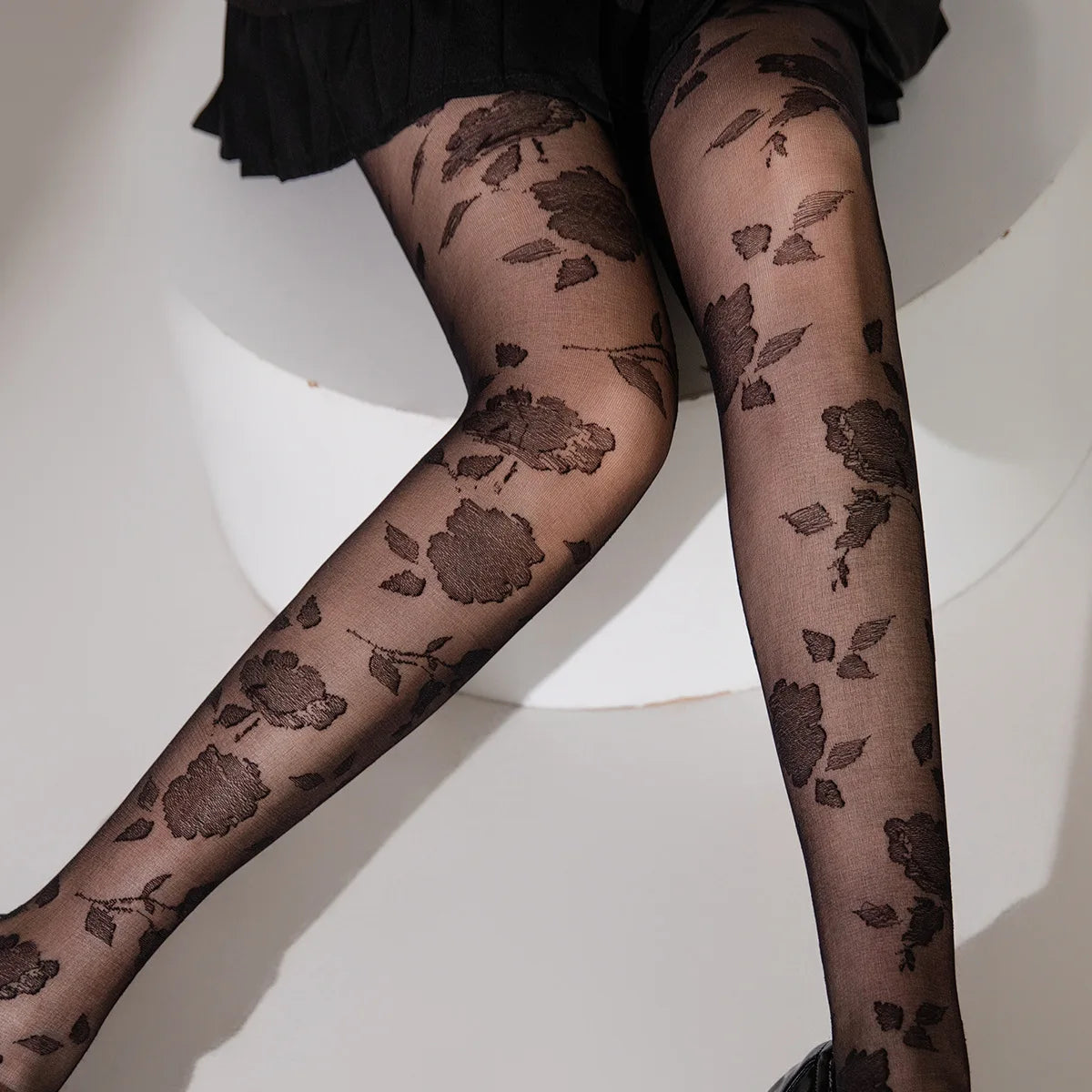 Vintage Rose Pantyhose