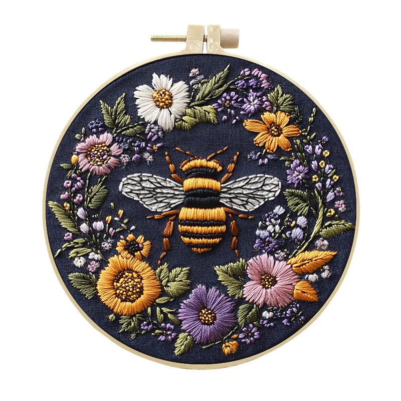Bee Embroidery Kits DIY Crafts