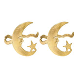 Golden Moon Star Arm Cuff Bracelet Bangle