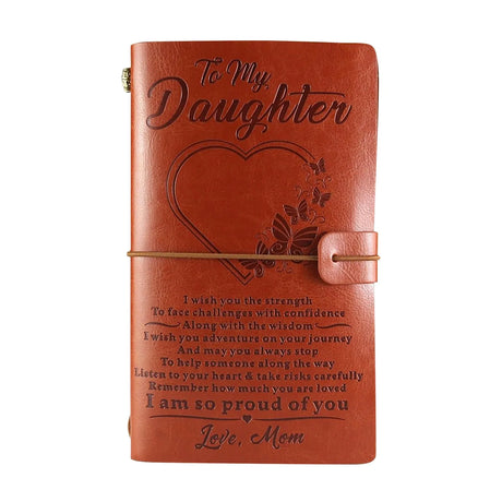 To My Son, Daughter, Grandson, Granddaughter, Wife, Sister, etc, Gift PU Leather  Journal Notebooks