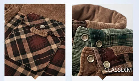 Woodsman Plaid Shirts Lightweight Fleece Jackets