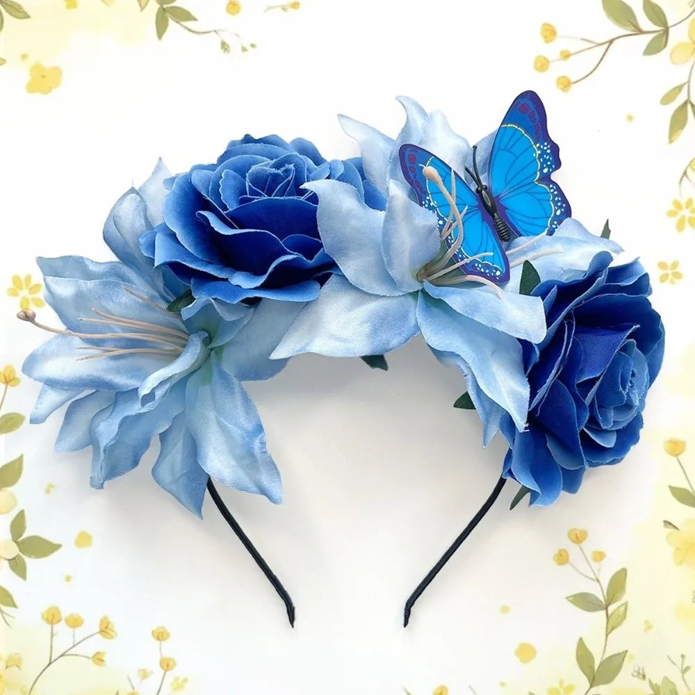 Butterfly Rose Floral Fascinators