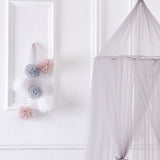 Netting Pompoms Canopy Decoration Nursery Kids Room Decor