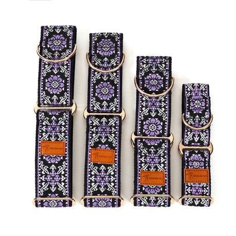 Embroidered Pet Collar Adjustable Small-Large Dog Accessories