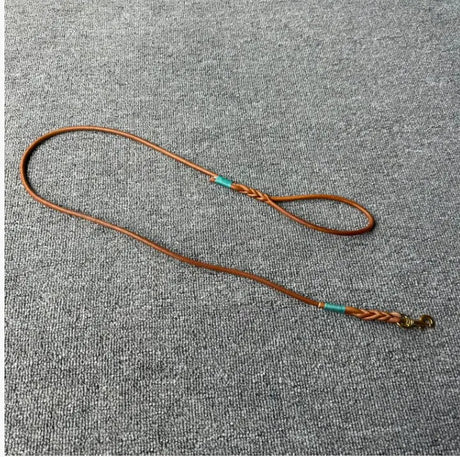 Handmade Genuine Leather Small Dog Leash Pet Accessories