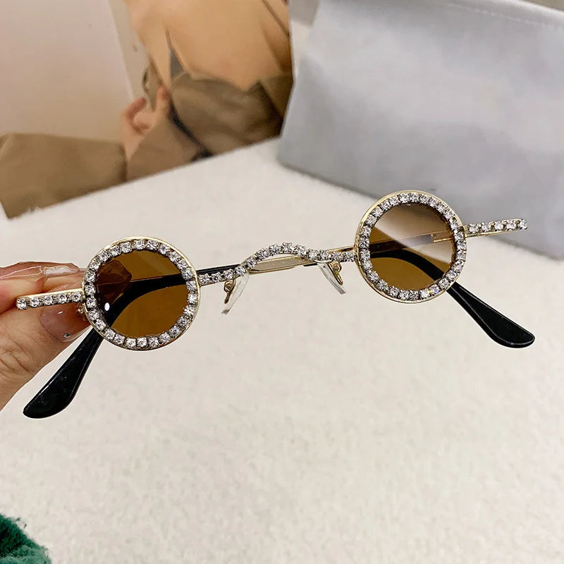 Diamond Dots Round Sunglasses