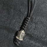 Brass Spartan Warrior Helmet Paracord Beads Lanyard Dreadlock Beard Bead