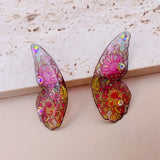 Fantastical Resin Butterfly Wings Earrings