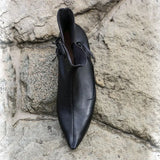 Pointy Crakows Medieval Faux Leather Poulaine For Nobles Renaissance Cosplay
