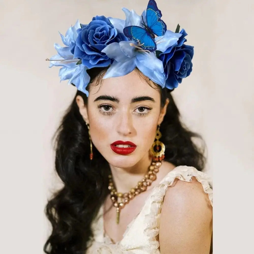 Butterfly Rose Floral Fascinators