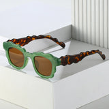 Lucy's Square Jelly Sunglasses Gradient Shades UV400
