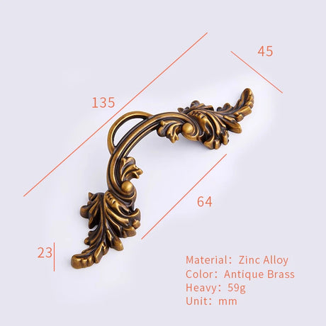 Flourish Furniture Handles Kitchen Cabinet Drawer Door Knob Pulls