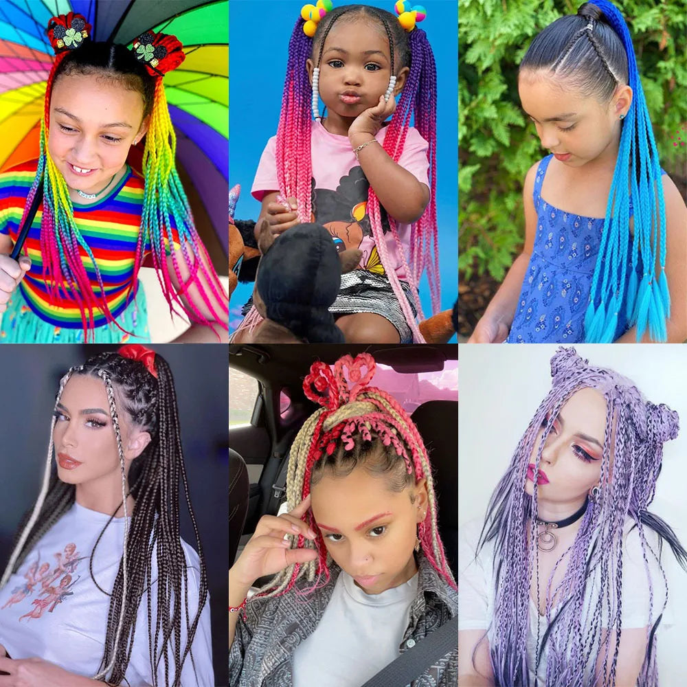 Long Braided Ponytail Hair Extensions 60CM