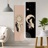 Sun Moon Lovers Wall Tapestries
