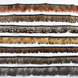 10Meters/Lot Natural Pheasant Feather Trims Ribbon Feathers DIY Craft