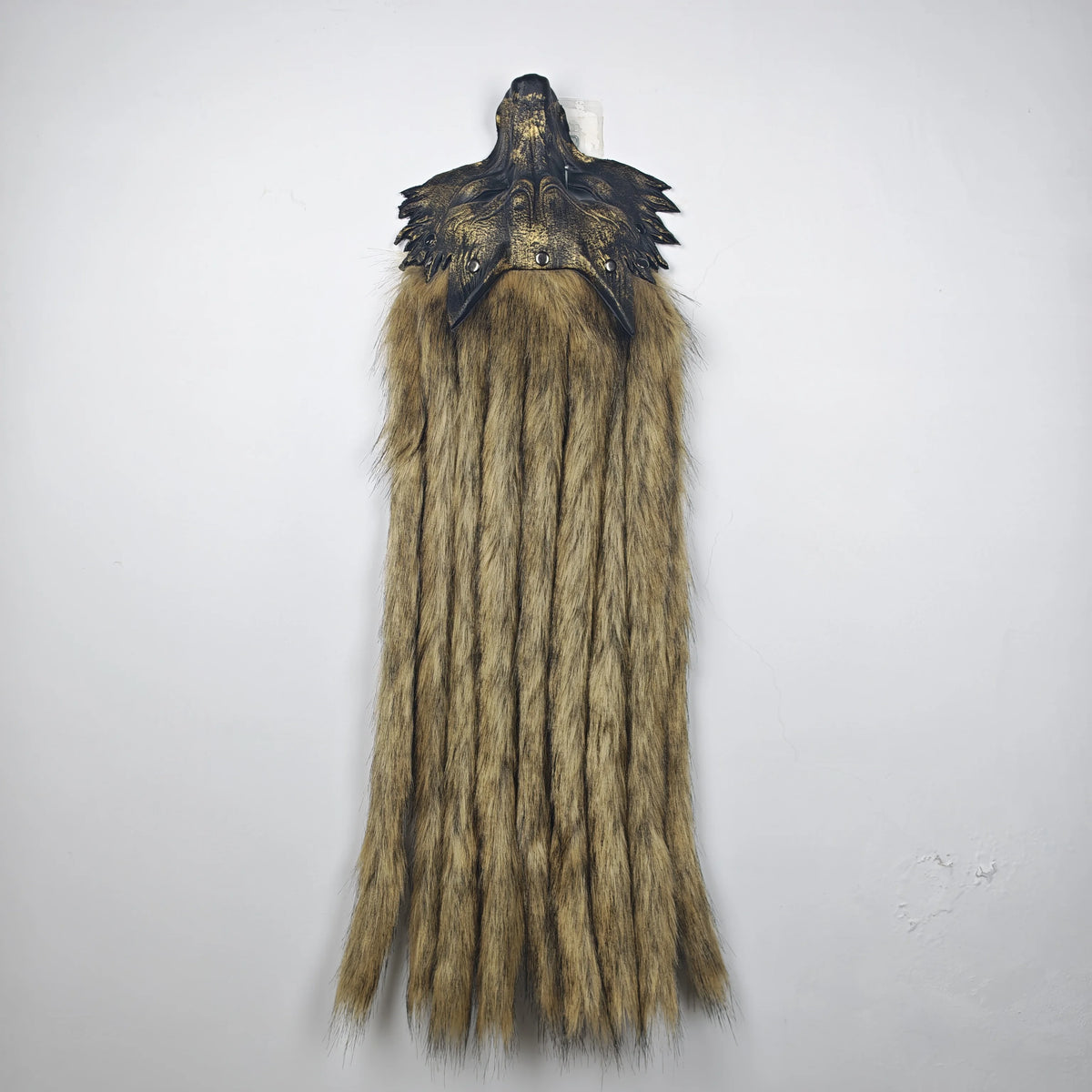 Unisex Viking Faux Fur Headdresses and Wolf Head Masks