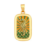 Enamel Heart Flower Dolphin Charm Pendants 18K Gold Plated DIY Bracelets Necklaces Jewellery Making Supplies