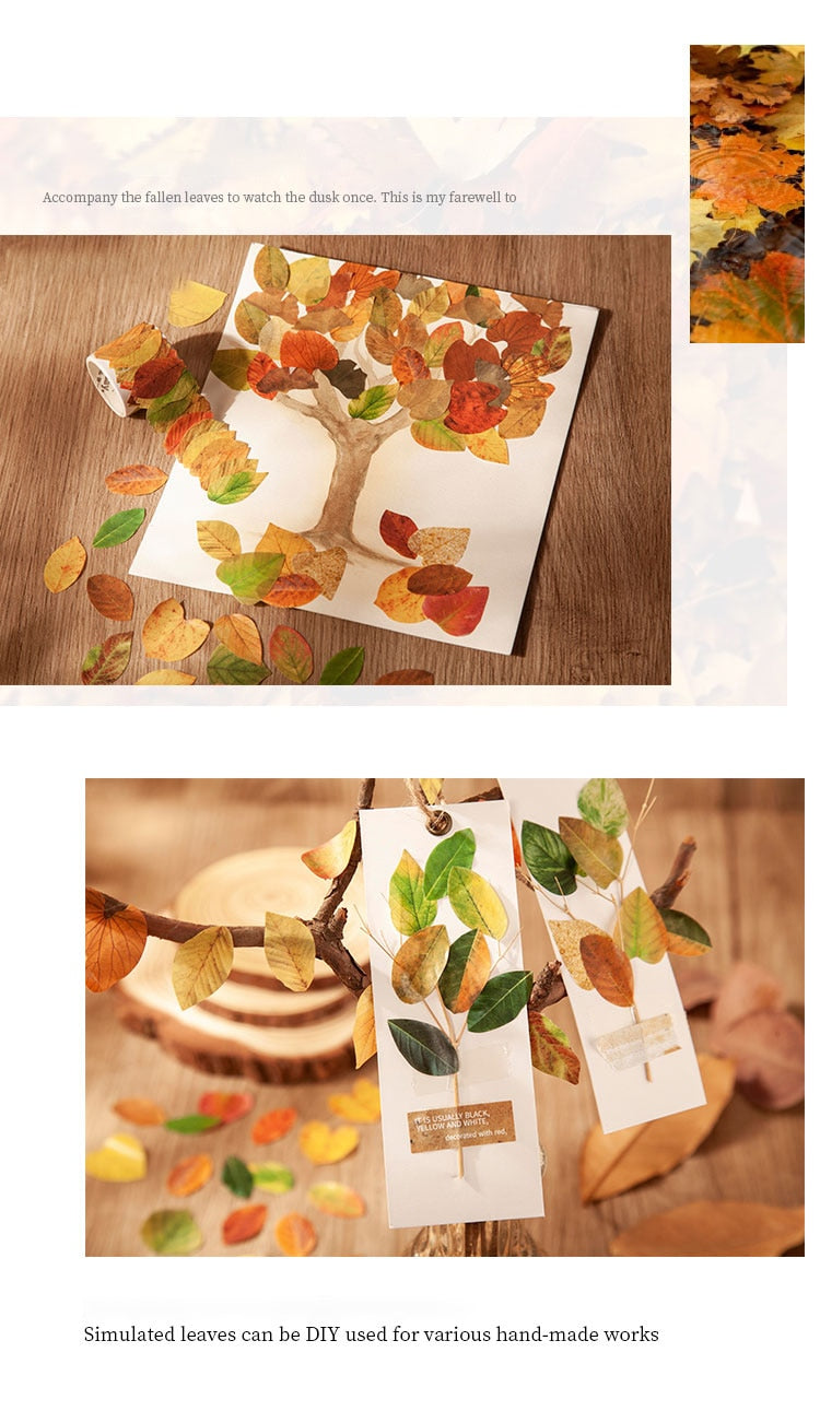 Fallen Leaves Stickers Washi Tape