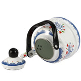 Enamel Tea Kettle 1.1L, 17L or 2.5L Stove Top Tea Pot No Whistling