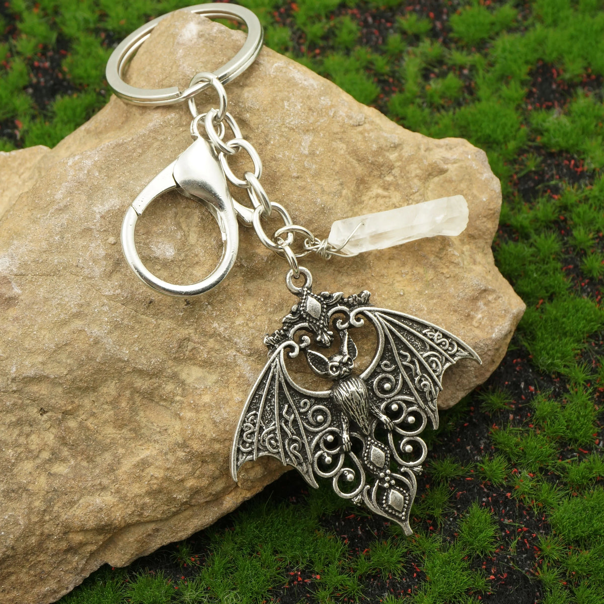Victorian Bat Keyring