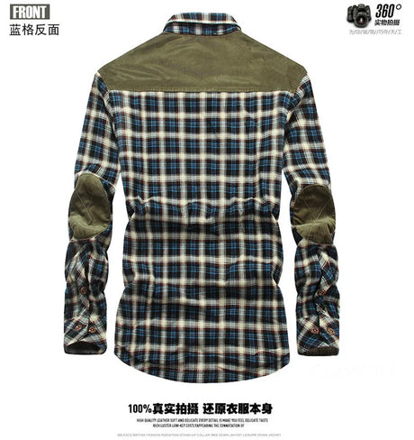 Woodsman Plaid Fleece Shirts Lightweight Jackets