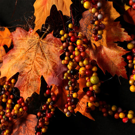 Halloween Wreath Door Decoration Autumn Fall Decor